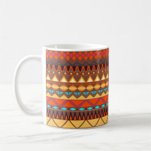Colourful tribal ethnic seamless pattern. coffee mug
