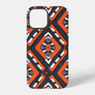 Colourful tribal ethnic seamless pattern iPhone 12 case