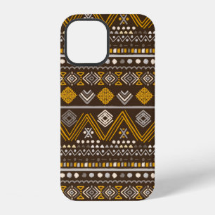 Colourful tribal ethnic seamless pattern iPhone 12 case