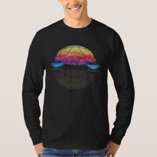 Colourful Tribal Ocean Animal Maori Sea Turtle T-Shirt
