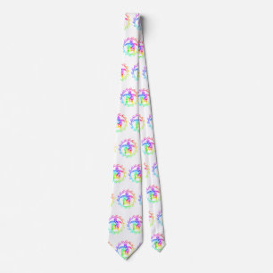 Colourful Tribal Turtle Tie