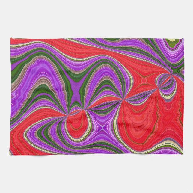 Colourful Trip Kitchen Towel (Horizontal)