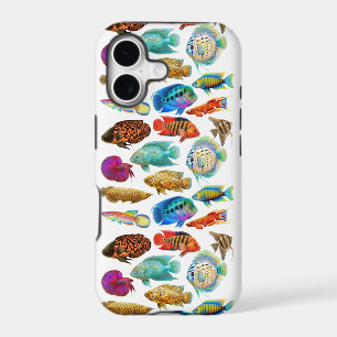 Colourful Tropical Aquarium Fish iPhone Case