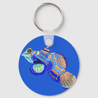 Colourful Tropical Fish Keychain