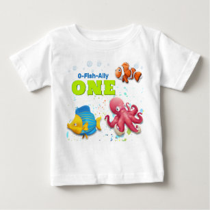 Colourful Tropical Fish Kids Baby T-Shirt