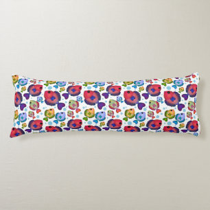 Colourful Tropical Fish Pattern  Body Pillow