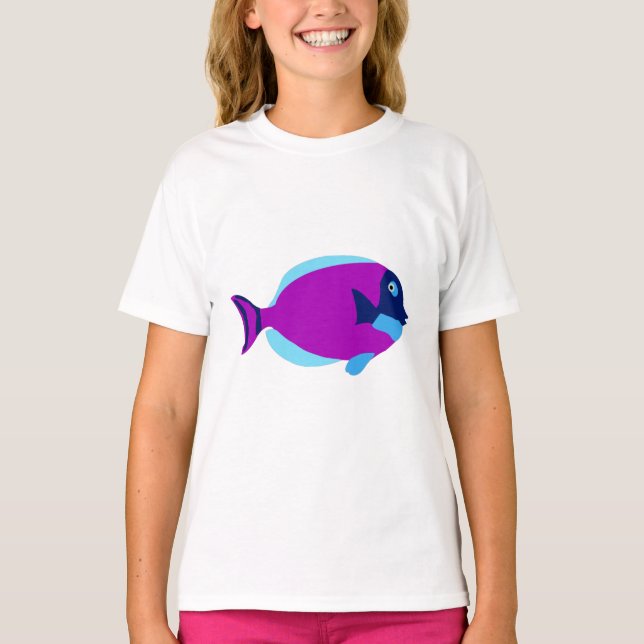 Colourful Tropical Fish T-Shirt (Front)