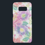 Colourful Tropical Flowers Pattern Uncommon Samsung Galaxy S8 Plus Case<br><div class="desc">Colourful tropical exotic flowers collage pattern.</div>