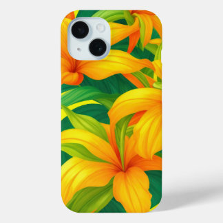 Colourful Tropical Flowers Phone Case