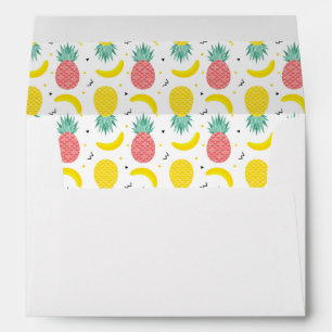 Colourful Tropical Fruit Pattern Envelope