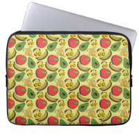 Colourful tropical fruit seamless pattern