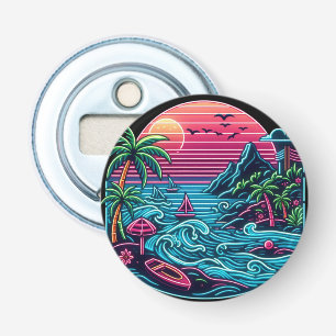 Colourful. Tropical/Hawaiian neon Bottle Opener