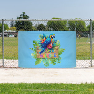 Colourful Tropical/Hawaiian welcome Banner