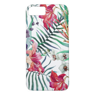 Colourful Tropical Island Floral Pattern Case-Mate iPhone Case