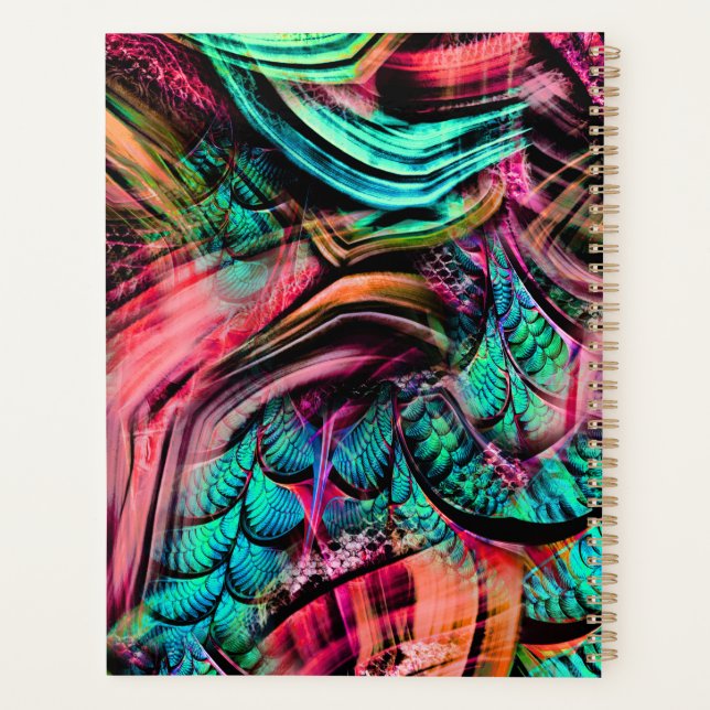 Colourful Tropical Jungle Planner (Back)