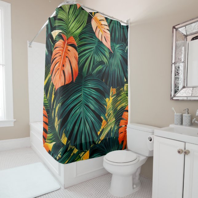 Colourful Tropical Leaves and Hibiscus Flowers | (In Situ)