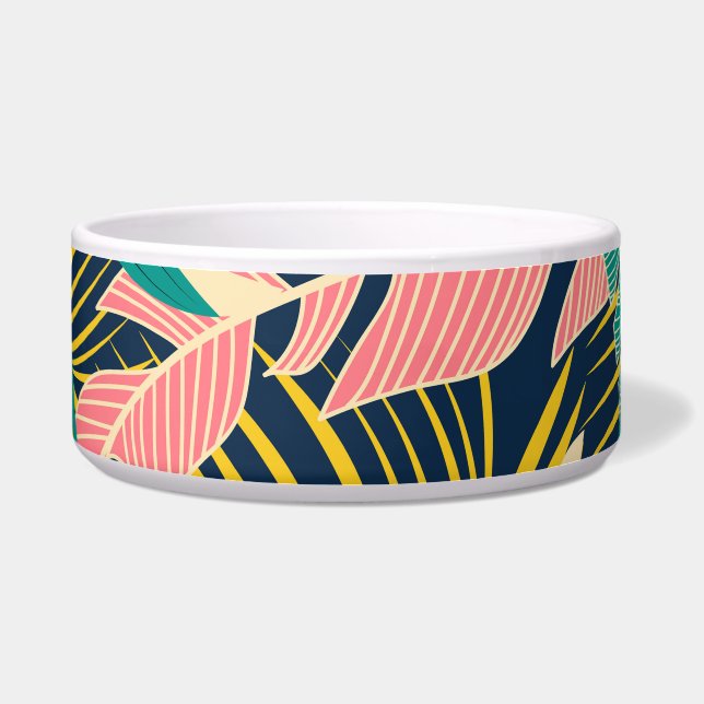 Colourful tropical leaves: summer pattern. (Front)