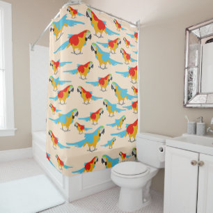 Colourful Tropical Macaw Pattern