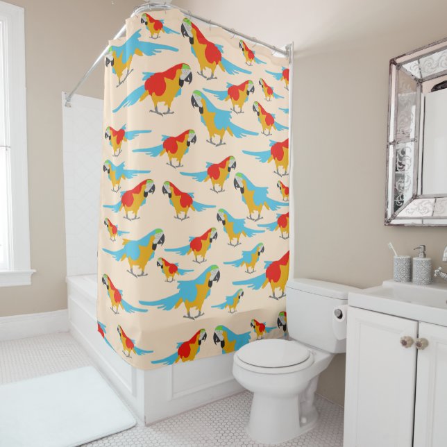 Colourful Tropical Macaw Pattern (In Situ)