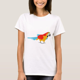 Colourful Tropical Macaw  T-Shirt