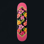 Colourful Tropical Modern Floral Personalized Name Skateboard<br><div class="desc">This modern design features a colourful tropical floral pattern with your personalized name. Personalize by editing the text in the text box provided.
#skate #skater #skateboards #skaterlife #cool #tropicool #sports #outdoor #fun</div>