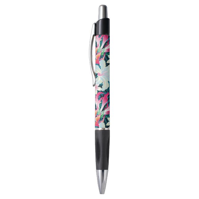 Colourful Tropical Pattern Pen (Top (Vertical))
