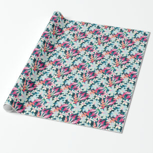 Colourful Tropical Pattern Wrapping Paper