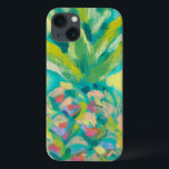 Colourful Tropical Pineapple iPhone 13 Case<br><div class="desc">Colourful Tropical Pineapple. Artist: Jennifer Goldberger. Image ID: 106375GG.</div>