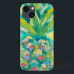 Colourful Tropical Pineapple iPhone 13 Case<br><div class="desc">Colourful Tropical Pineapple. Artist: Jennifer Goldberger. Image ID: 106375GG.</div>