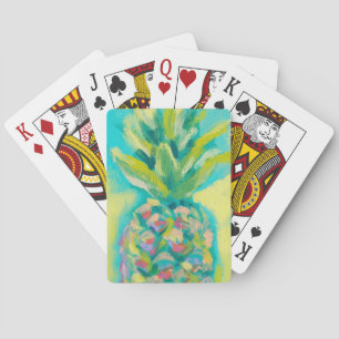 Colourful Tropical Pineapple Playing Cards
