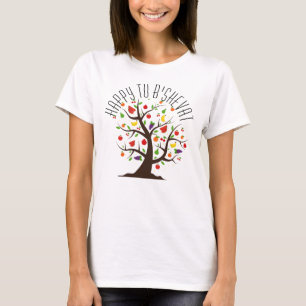 Colourful Tu B'Shevat Fruit Tree T-Shirt