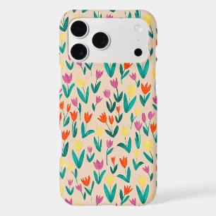 Colourful Tulip Pattern Cute Floral Spring