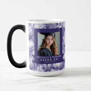 Colourful Tulip Print Certified Pharmacist Magic Mug