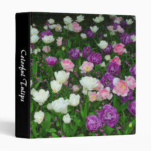 Colourful Tulips (1.0in) Binder