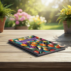 Colourful tulips Garden Journal