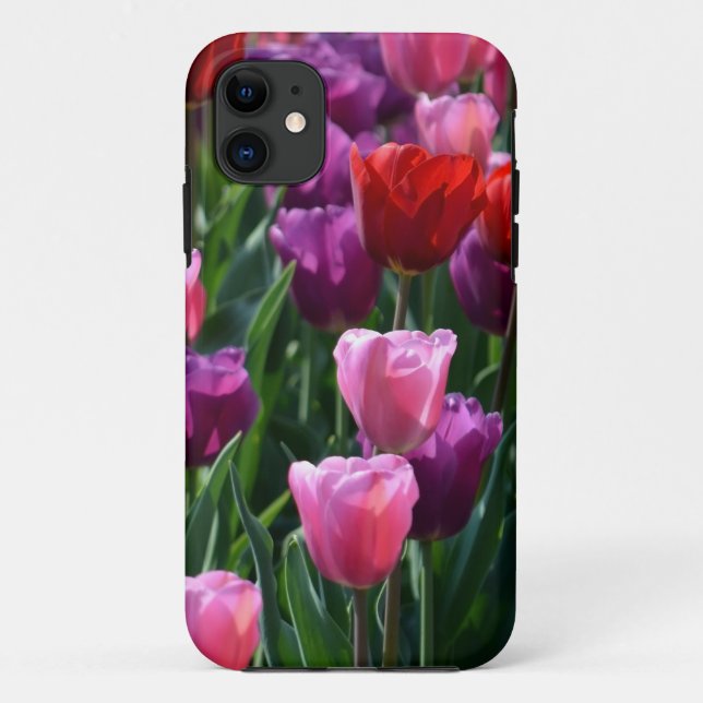 Colourful Tulips Phone Case (Back)