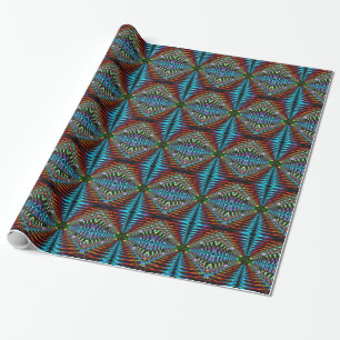 Colourful tunnel wrapping paper