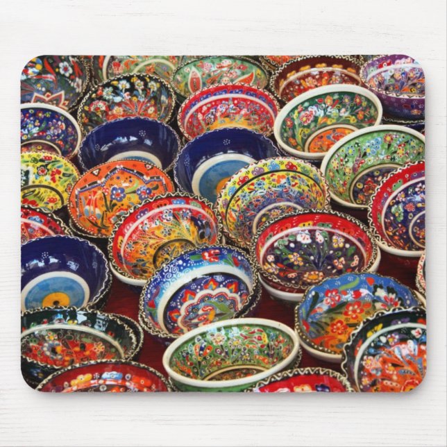 Colourful Turkish BOwl Mousepad (Front)