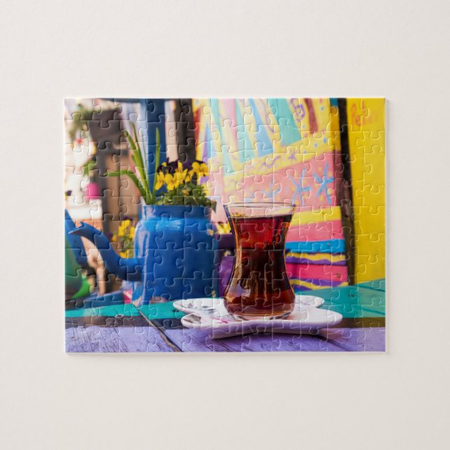 Colourful Turkish Tea Jigsaw Puzzle (Horizontal)