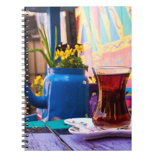 Colourful Turkish Tea Notebook (Front)