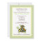 Colourful Turtles 5x7 Baby Shower Invite - Green