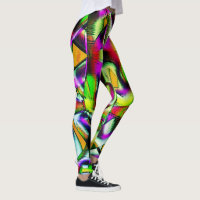Colourful twisted cutouts lime.., notched scratche
