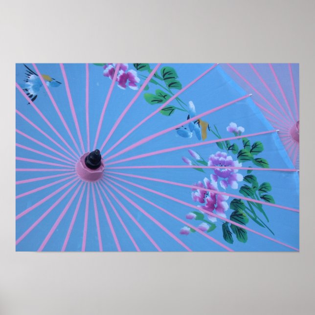 Colourful Umbrella Poster (Front)