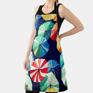 Colourful Umbrellas  Apron
