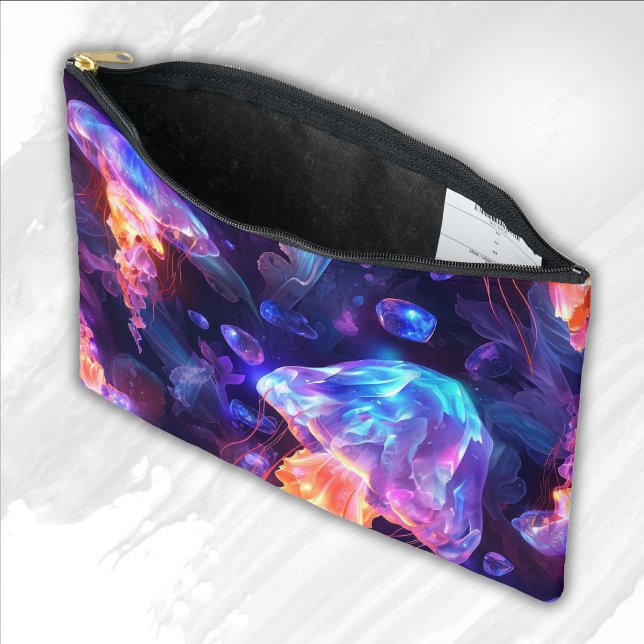 Colourful Under the Sea Jellyfish | Accessory Pouch (Creator Uploaded)