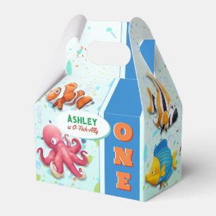Colourful Under the Sea Kids Birthday Favor Box