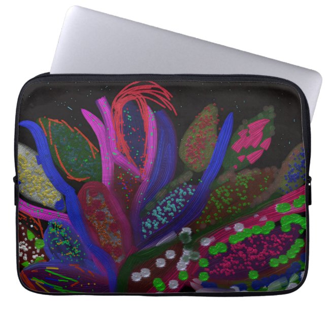 Colourful Underwater Marine Life Laptop Sleeve (Front)