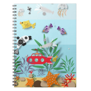 Colourful Underwater Scene Notebook