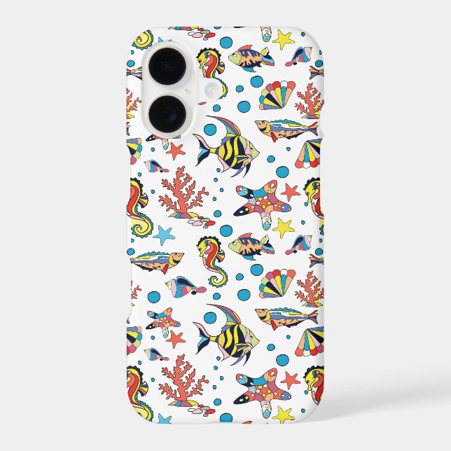 Colourful Underwater Sea Life Pattern (Back)