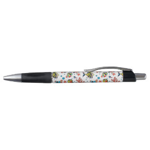 Colourful Underwater Sea Life Pattern Pen